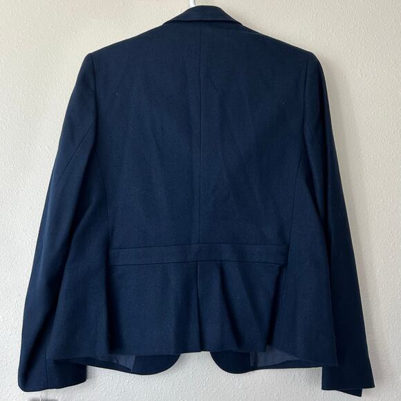 New Vintage Arenzano Wool single breasted 70s 80s navy old money blazer preppy M - Picture 7 of 12